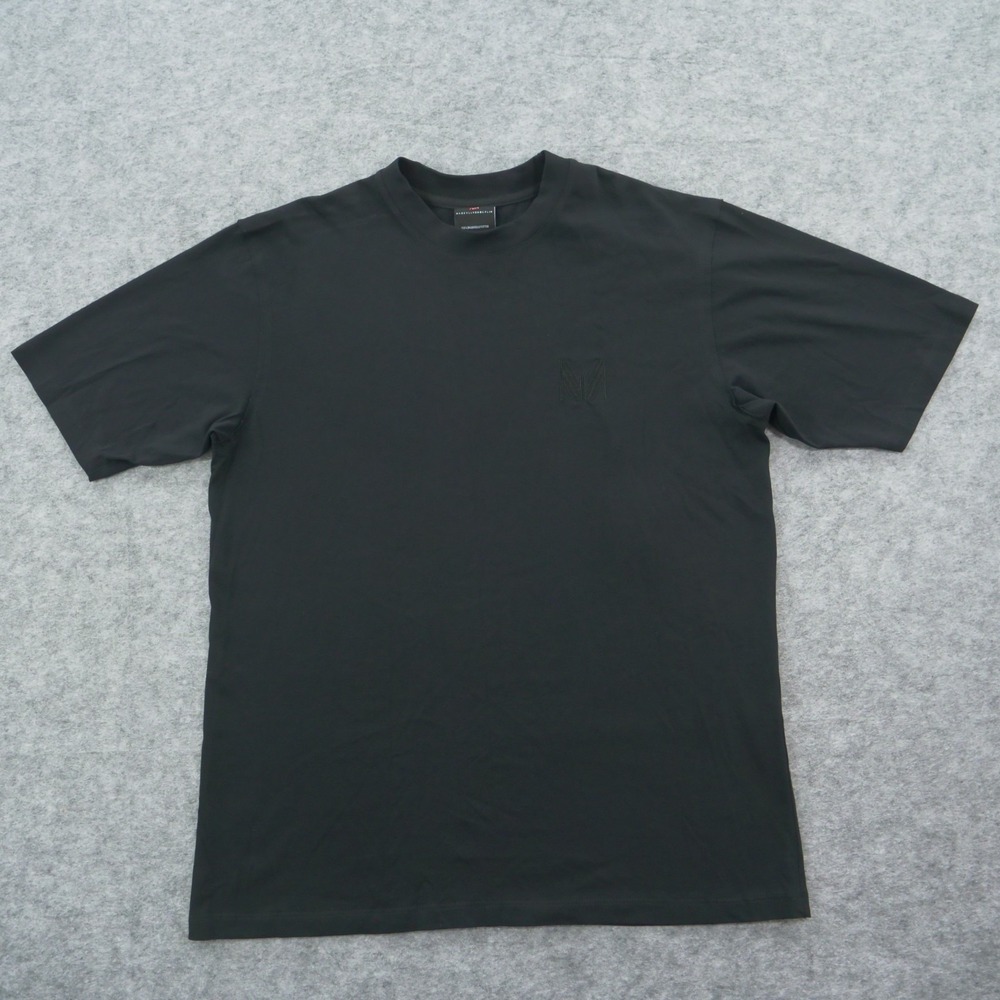 Marcell Von Berlin Shirt Mens Medium Black Graphic Print Crew Short Sleeve New - Picture 2 of 12